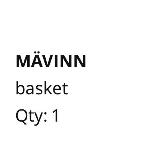 IKEA MAVINN Handwoven Basket - Picture 2 of 5